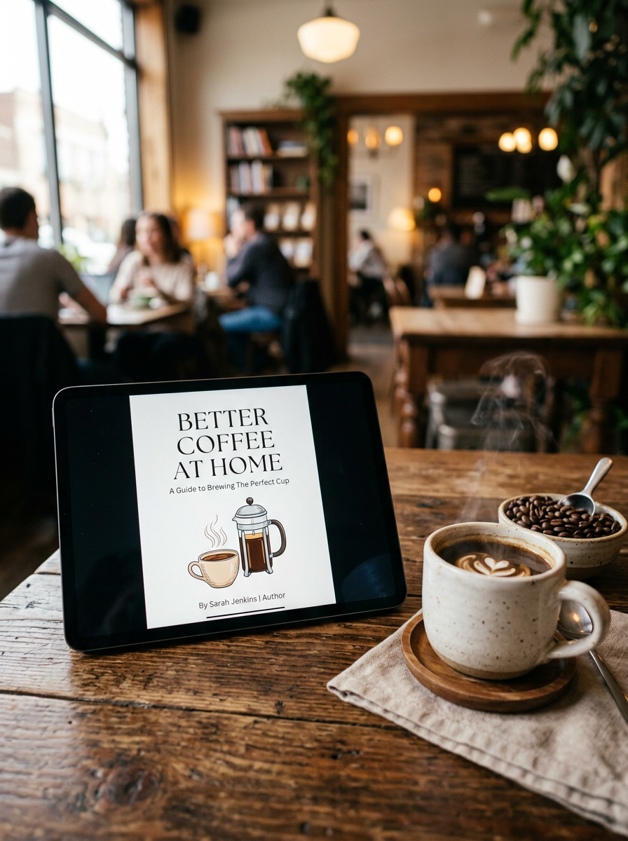 Ebook digital preview of The Better Coffee at Home Starter Guide